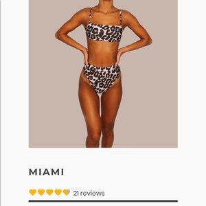 Aurelle cheetah bikini